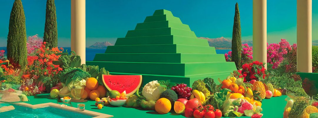 La pirámide alimenticia del marketing online, dieta saludable