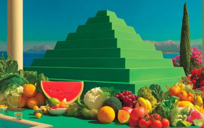 La pirámide alimenticia del marketing online, dieta saludable