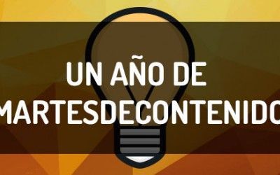 Citas de contenidos para que no falte la inspiración. Un año de #martesdecontenidos