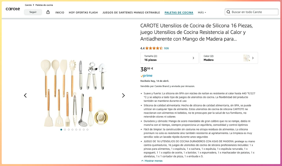 Cómo crear una buena ficha de producto