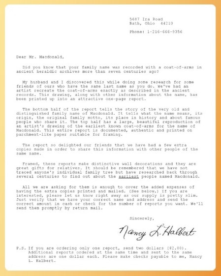 Imagen de "Coat of arms letter" de gary halbert