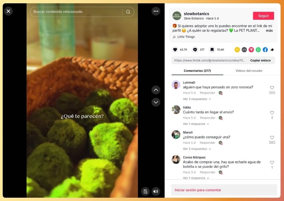 Creadores de contenidos en TikTok