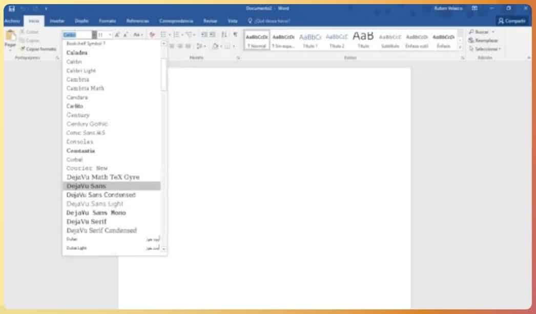 Cómo añadir tipografías en Word para diseñar infografías