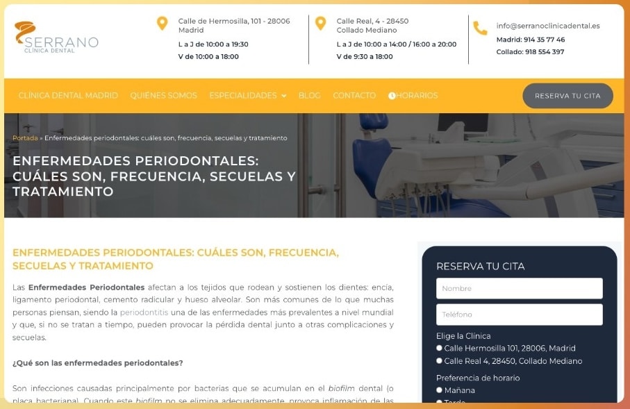 Blog de clínica dental