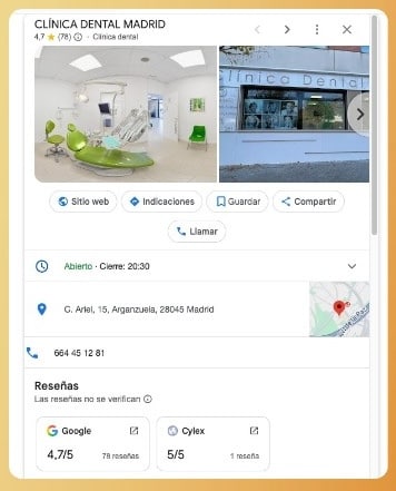 SEO local para clínicas dentales