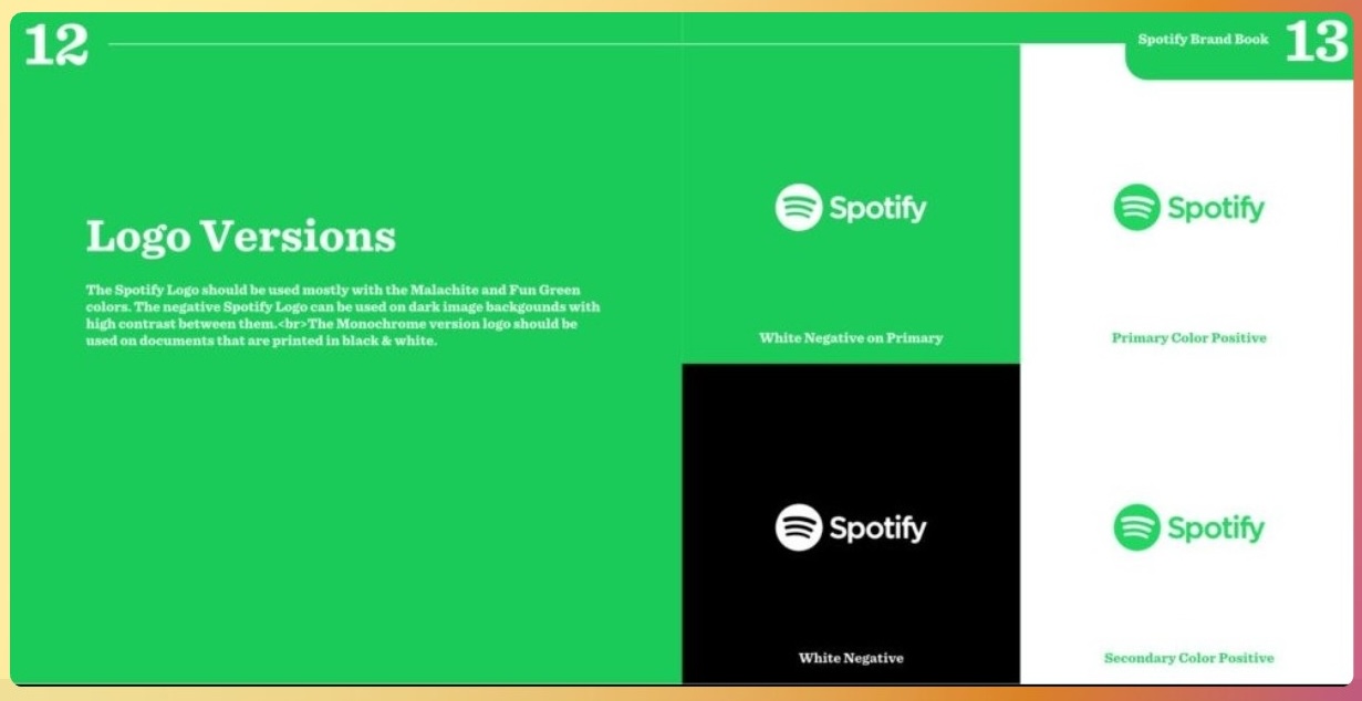 Manual de identidad corporativa de Spotify