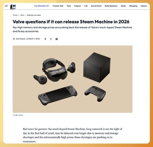 Mashable es uno de los blogs más visitados de 2025