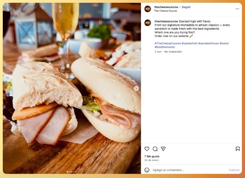 Qué publicar en Instagram si eres un restaurante.