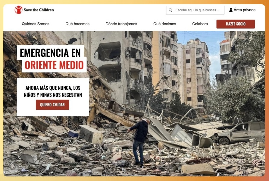 Web de save the children