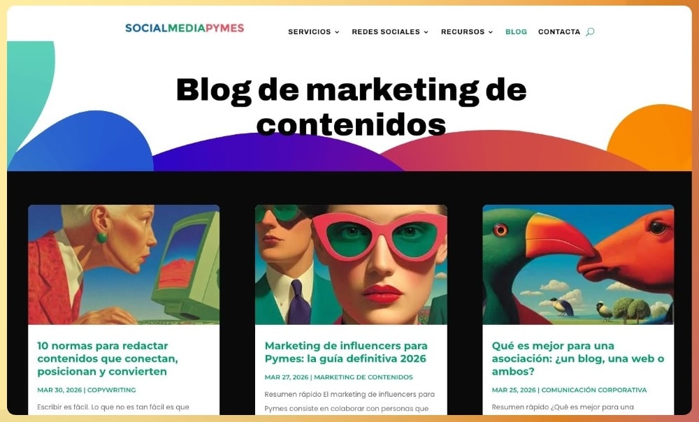 Blog de marketing de Social Media Pymes
