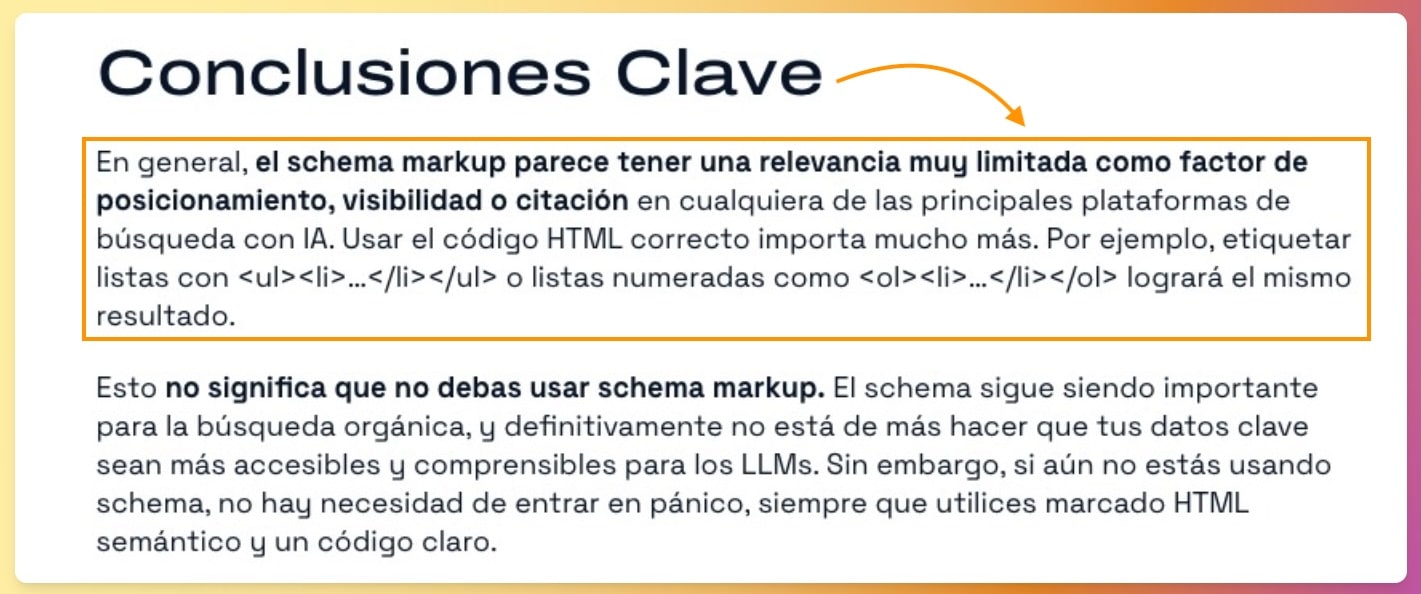 Conclusiones clave del estudio de Accuracast