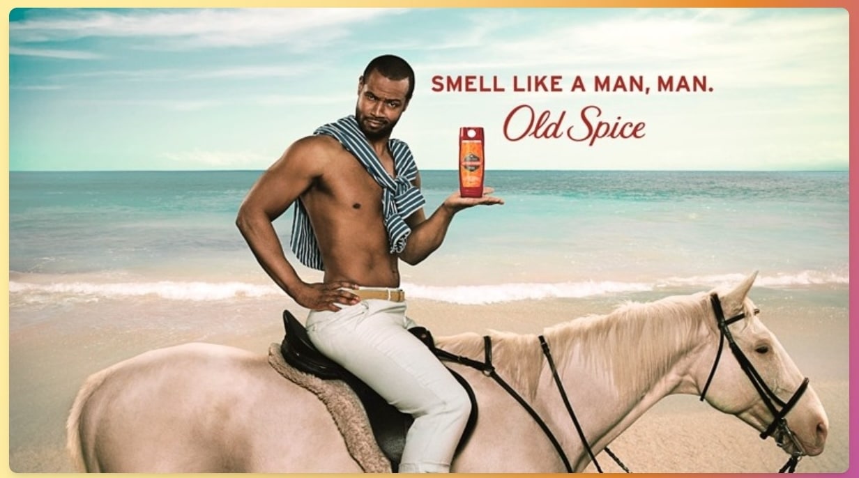 Old Spice rebranding 2010 antes después