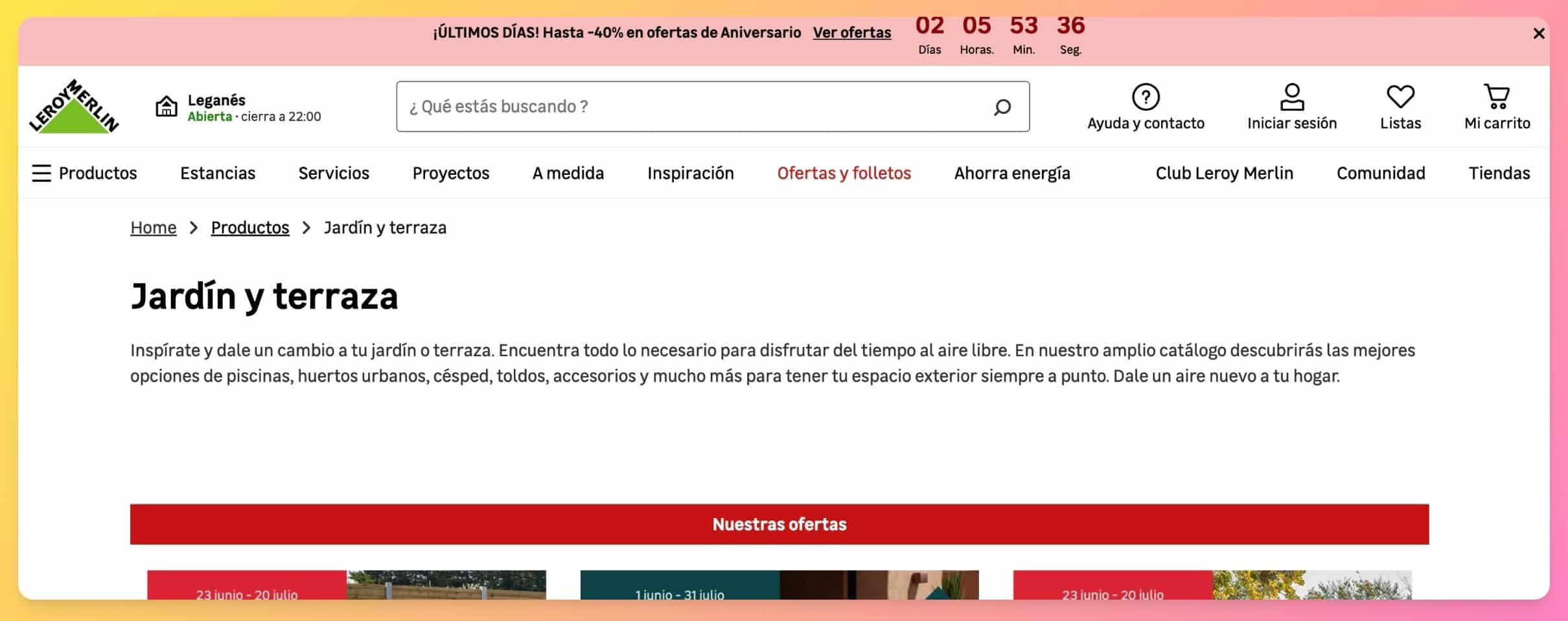 El ejemplo de arquitectura web de Lery Merlin