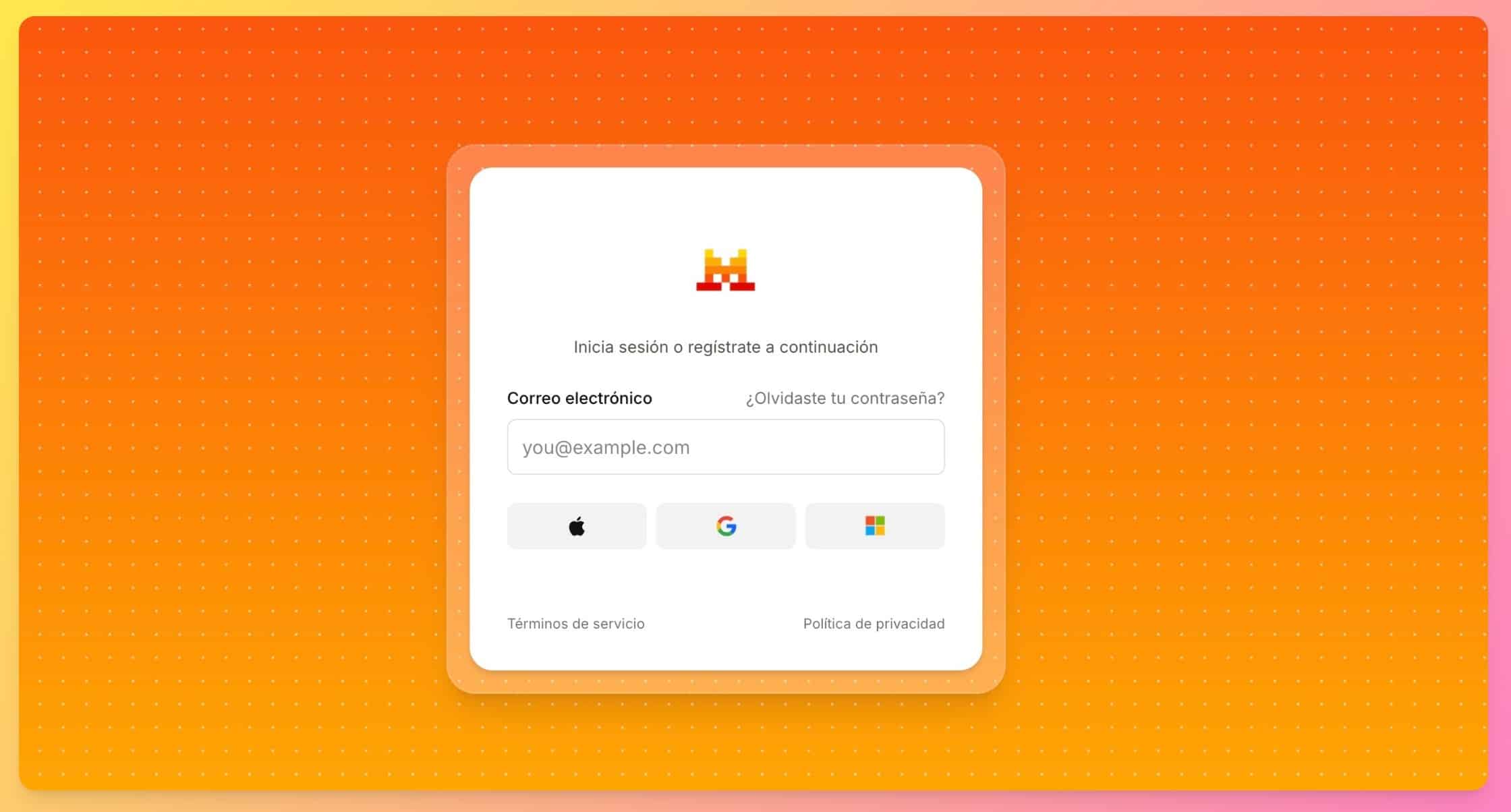 Página de registro de la IA Mistral
