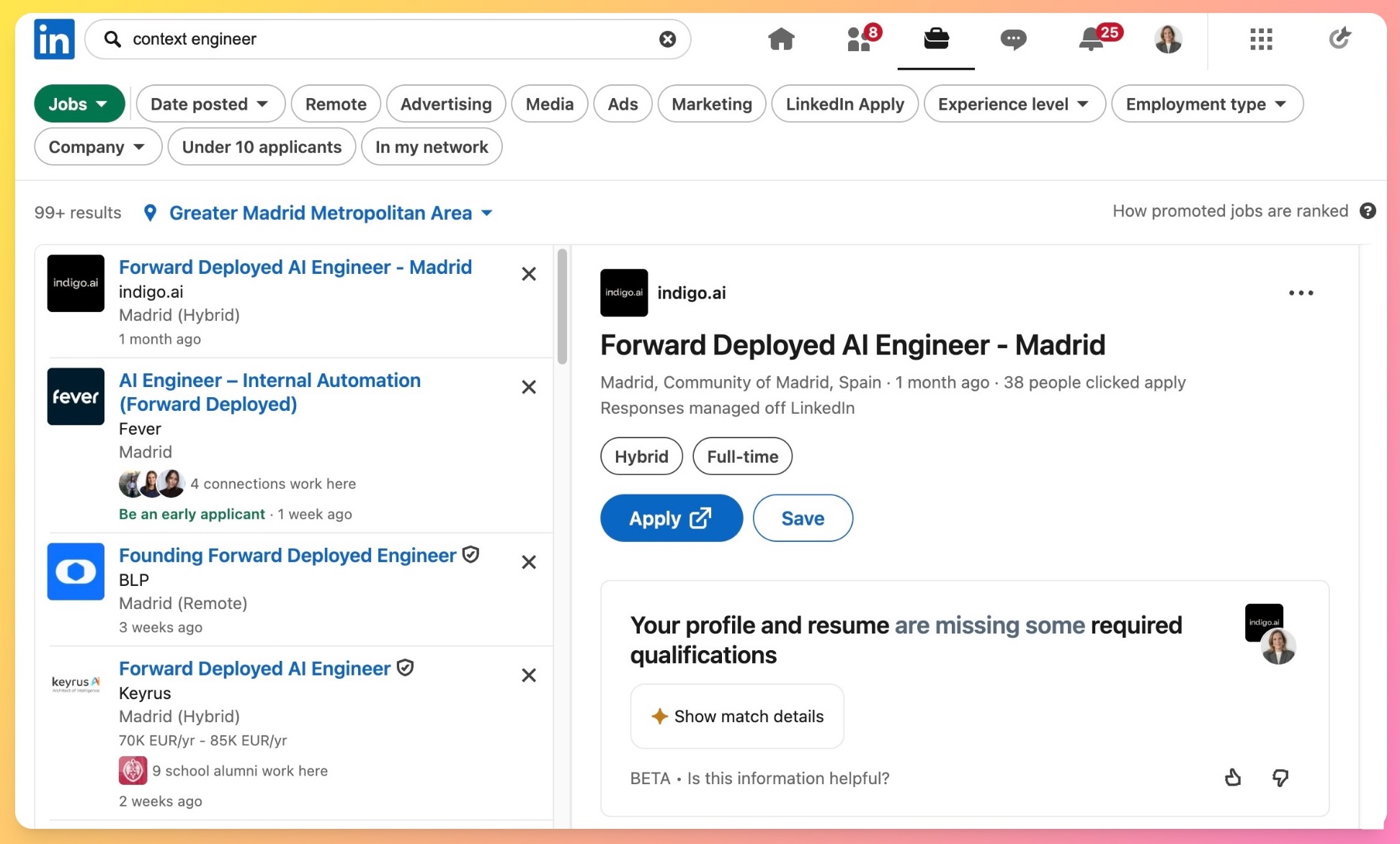 Oferta de trabajo de content engineering